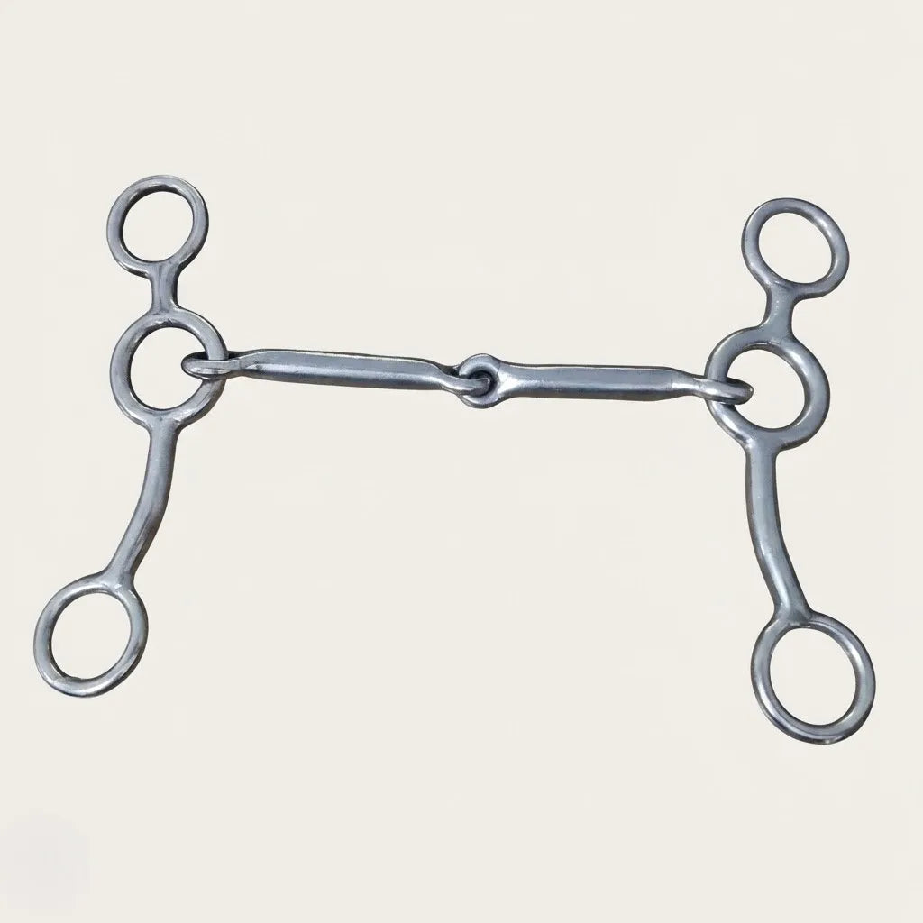 Freio Boots Horse Bolinha Lisa Articulado Importado 22034