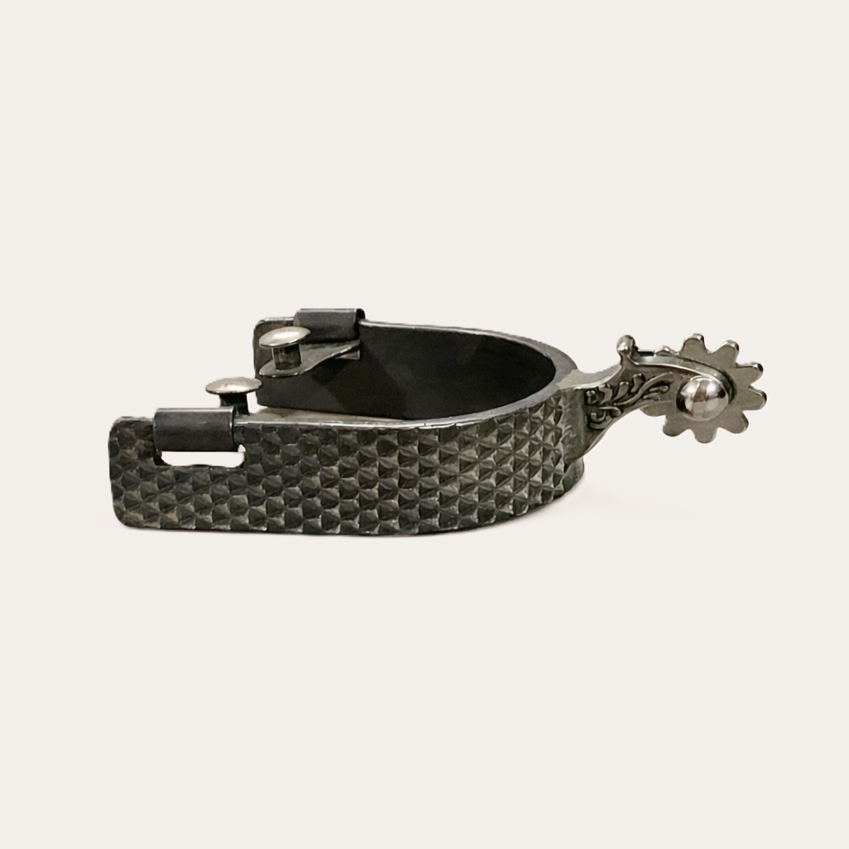 Espora Caliber Grosa Preto 8837