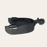 Espora Caliber Topete Curto 1 1/4 Inox Cão Bordado Roseta 8637