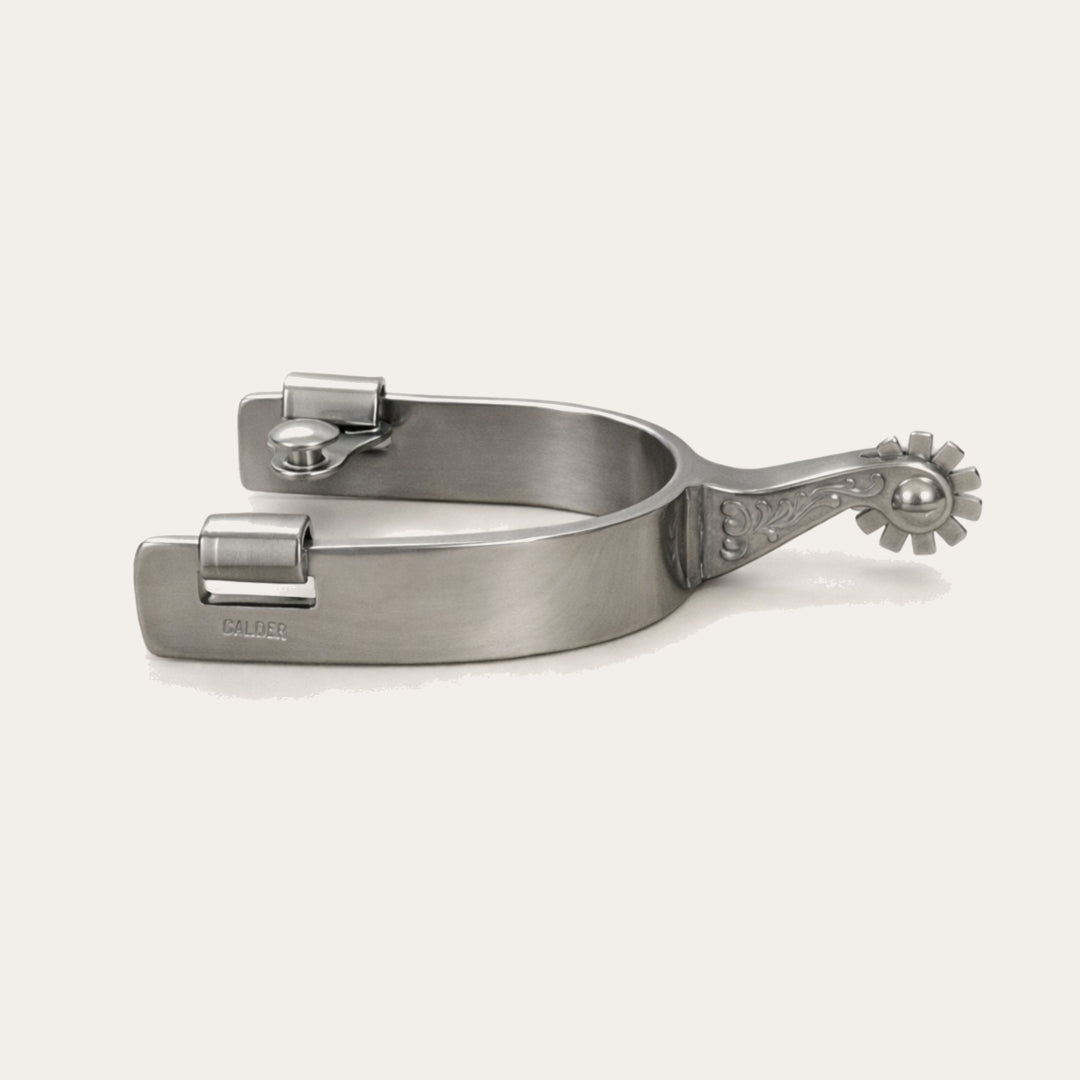 Espora Cão Médio 3/4 Bordado Roseta Inox 6117