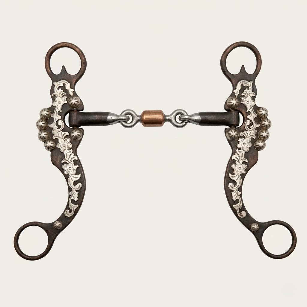Freio Boots Horse Articulado Trabalhado Importado 10971