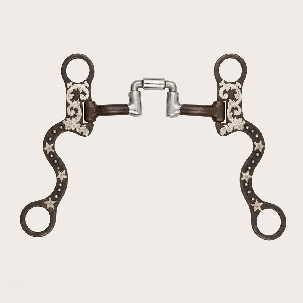 Freio Boots Horse Articulado Trabalhado Importado 41112