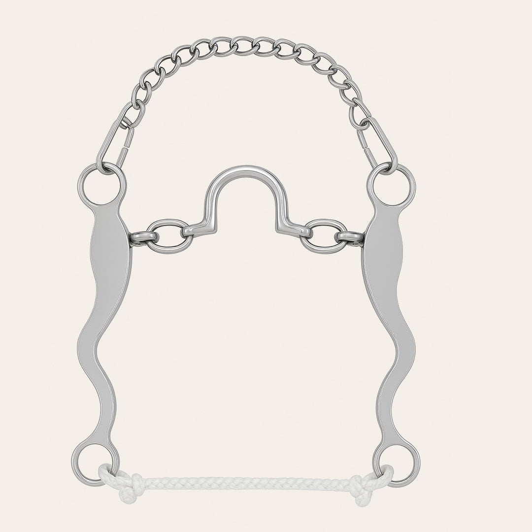Freio Partrade Ported Chain Bit Level 3 Importado UW61101300SS514