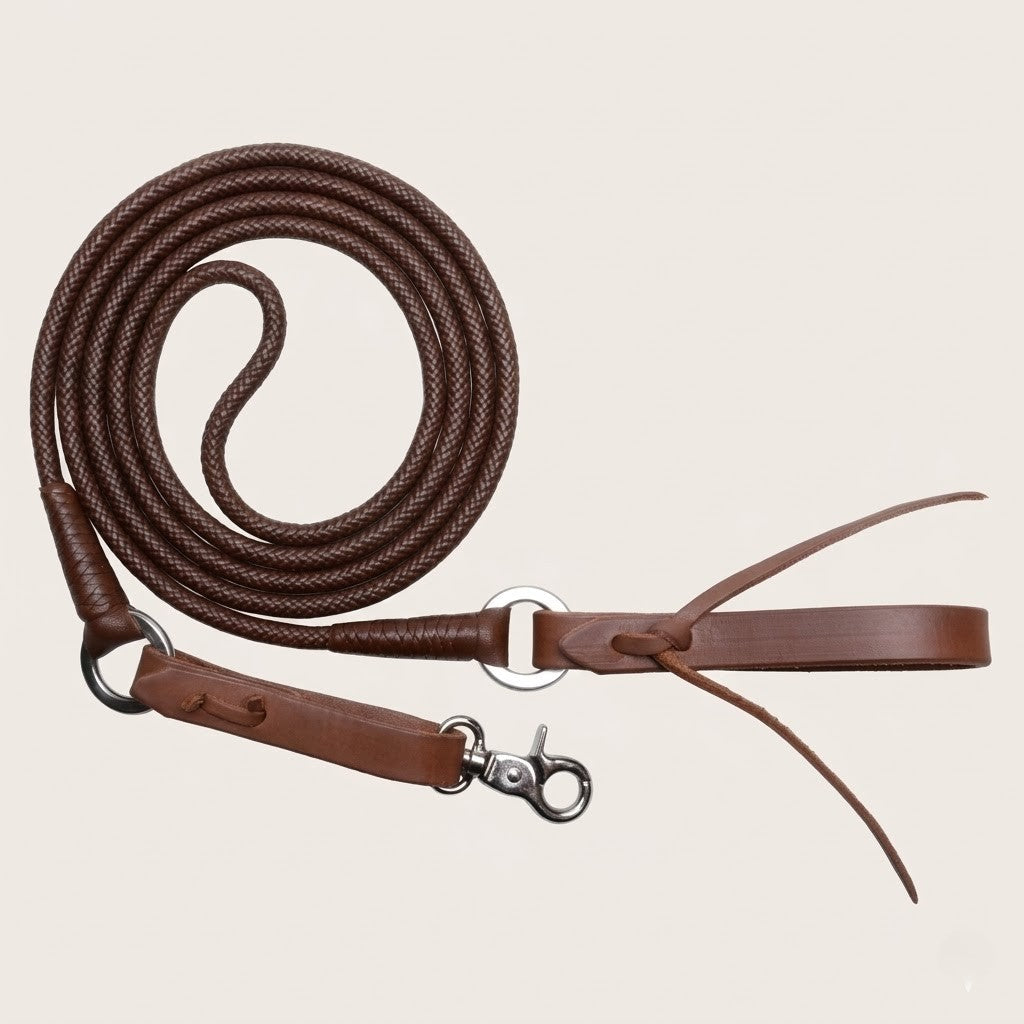 Rédea Boots Horse Couro Cabrito Trançado 11153