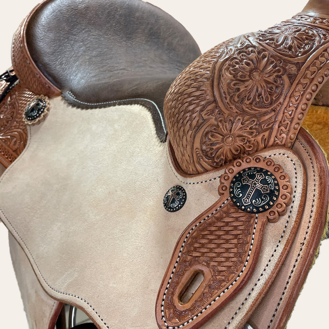 Sela Caliber Roping 1/2 Bordada Importada SCTR003